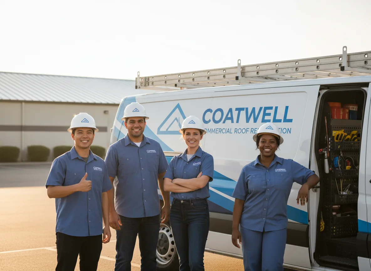 Commercial roof coating company in Monument, OR